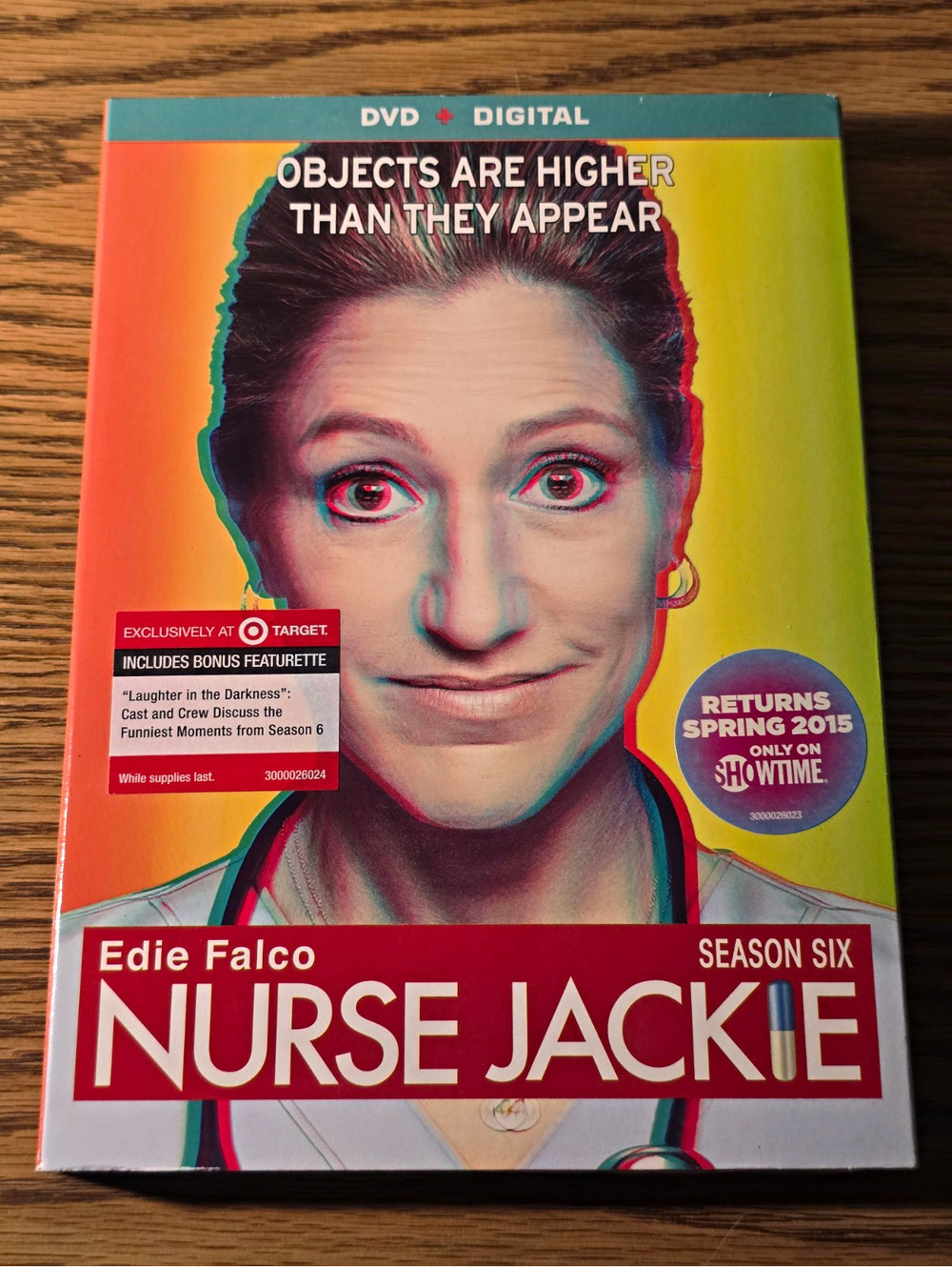 Nurse Jackie Season 6 DVD 2014 Lionsgate TV Series Edie Falco NR Extras